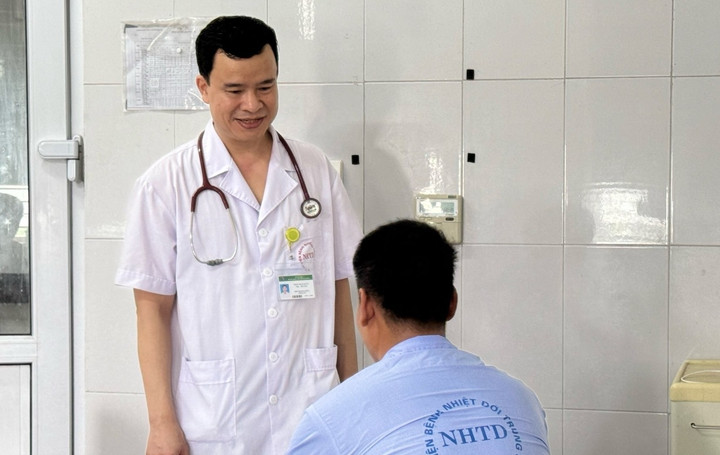 Bệnh nhân đáp ứng tốt với điều trị, tình trạng bệnh dần được cải thiện, hiện sức khoẻ anh đã ổn định. (Ảnh: BVCC)