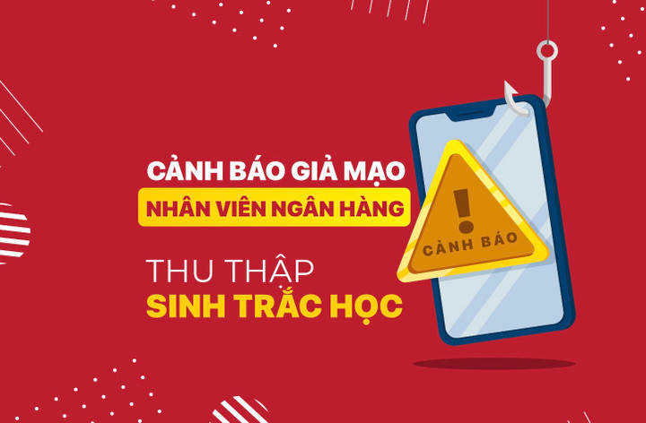 Ngân hàng khuyến cáo người dân nâng cao cảnh giác khi thực hiện cài đặt sinh trắc học. (Ảnh: Agribank)