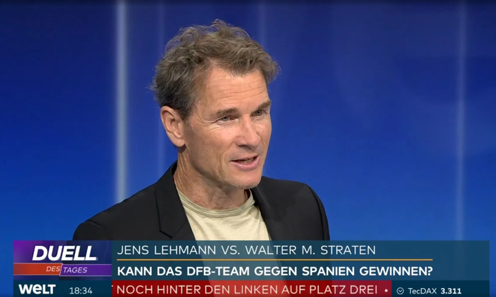 Ông Jens Lehmann chê thể chất của cầu thủ Tây Ban Nha trên sóng truyền hình Đức.