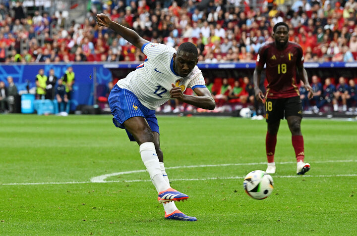 Muani's shot helped the French team enter the quarter-finals. (Photo: Reuters)