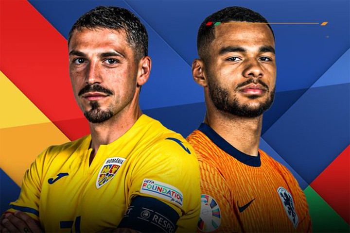 Romania chạm trán Hà Lan ở vòng 1/8. (Ảnh: Sky Sports)