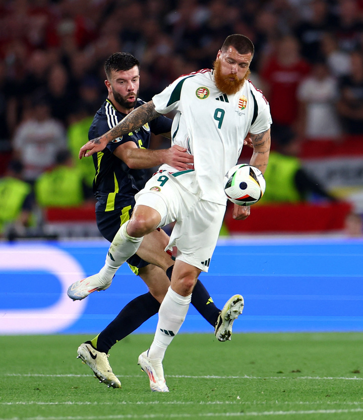 Tiền đạo Martin Adam tại EURO 2024.
