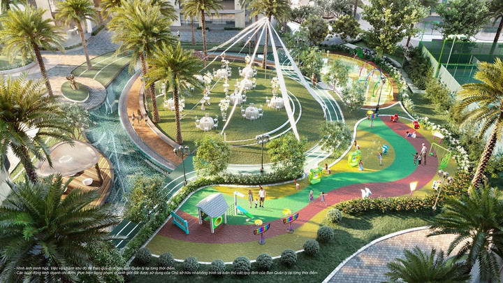 Cư dân nhí sẽ có những trải nghiệm vui chơi lý thú nhờ các tiện ích đặc quyền.