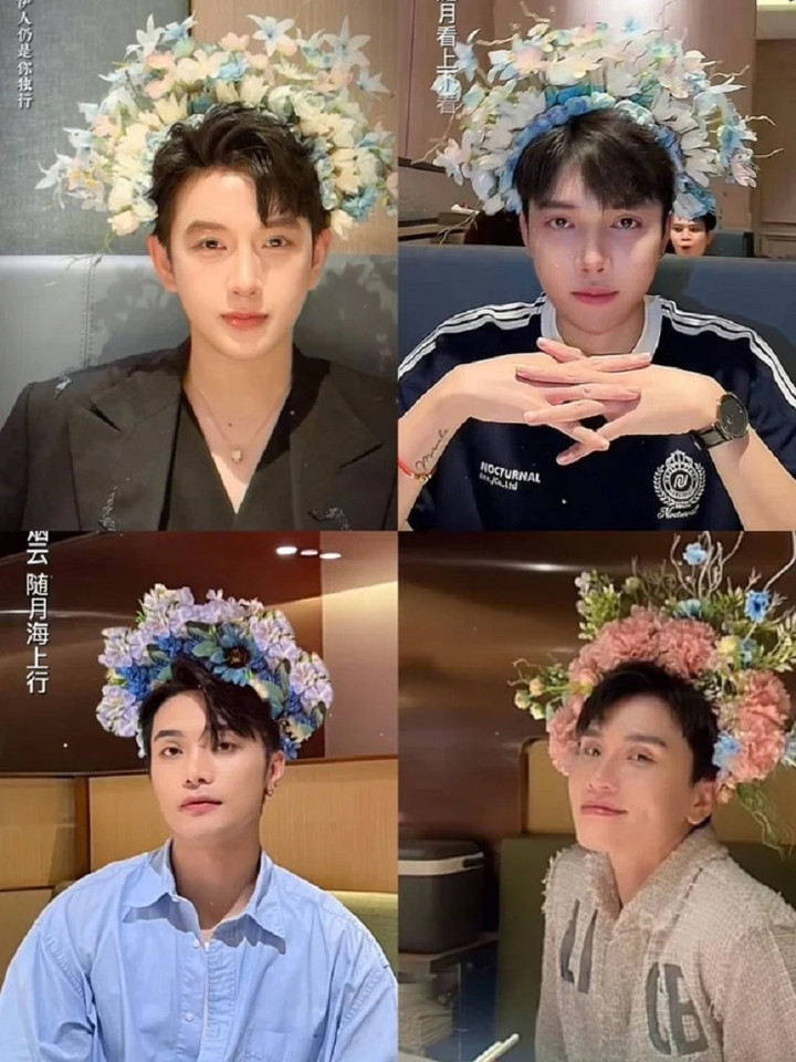 Các soái ca cũng rủ nhau đu trend.