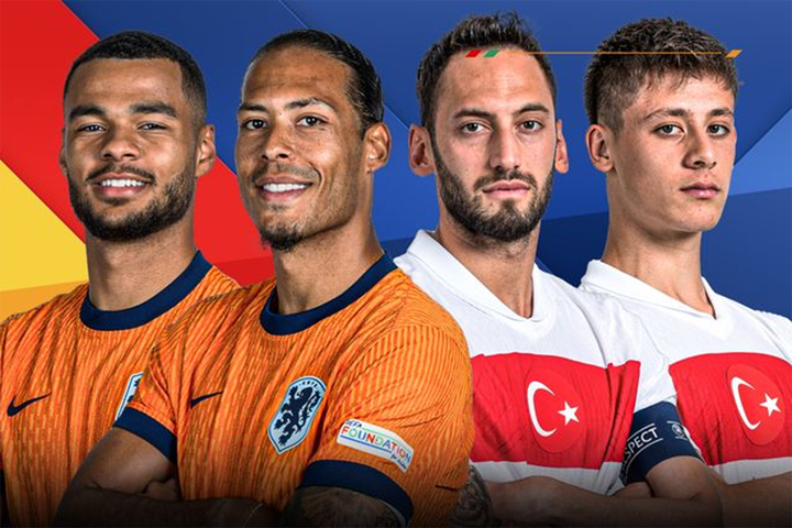 Hà Lan chạm trán Thổ Nhĩ Kỳ trong trận tứ kết cuối cùng của EURO 2024. (Ảnh: Sky Sports)