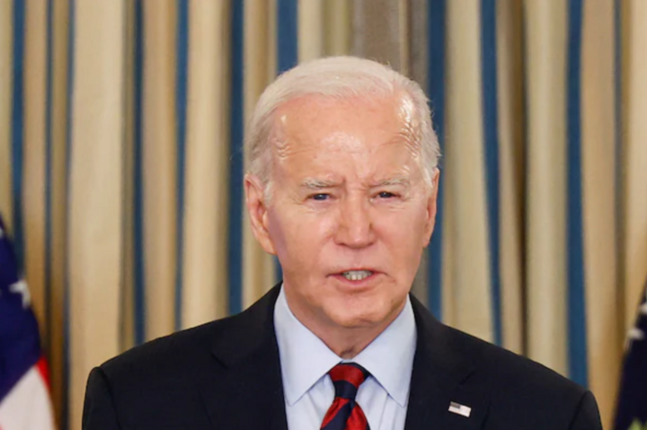 Tổng thống Mỹ Joe Biden khẳng định sẽ tiếp tục chiến dịch tái tranh cử bất chấp những lo ngại về vấn đề sức khỏe. (Ảnh: REUTERS)