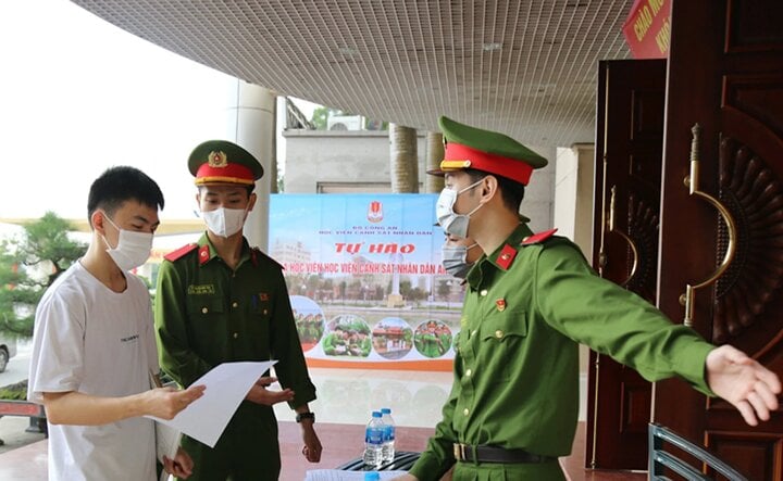 Kỳ thi đánh giá của Bộ Công an sẽ công bố điểm vào ngày 18/7. (Ảnh minh hoạ)