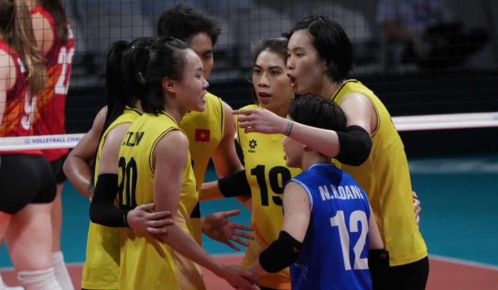 Tuyển bóng chuyền nữ Việt Nam.