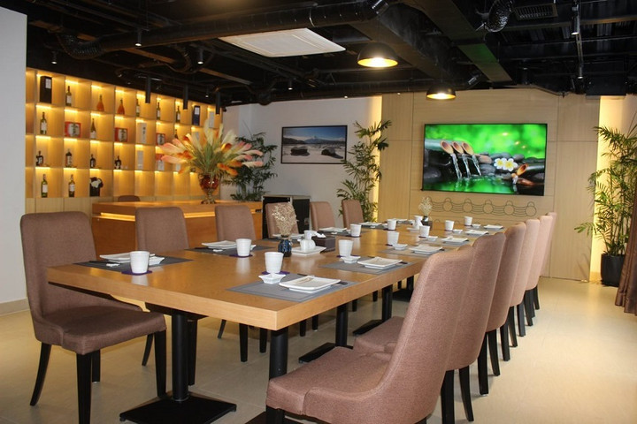 Không gian Nesta Kawa Japanese Restaurant sang trọng chuẩn Nhật.