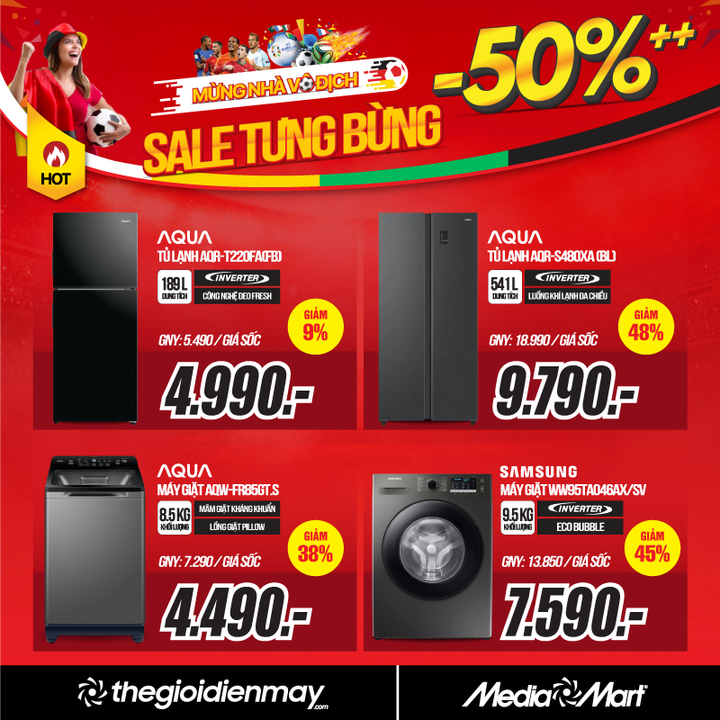 Siêu thị điện máy MediaMart Sale tưng bừng mừng nhà vô địch Euro Cup 2024 - 5