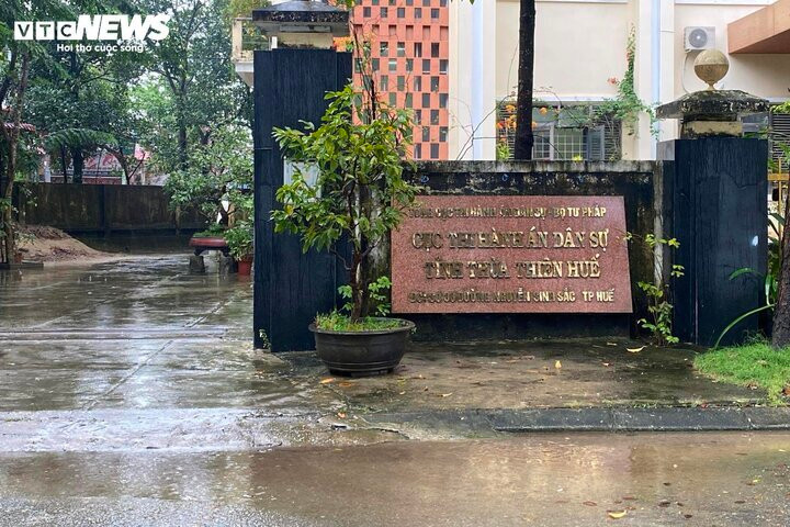 Cục Thi hành án dân sự tỉnh Thừa Thiên - Huế ở phường Vỹ Dạ, TP Huế. (Ảnh: Nguyễn Vương)