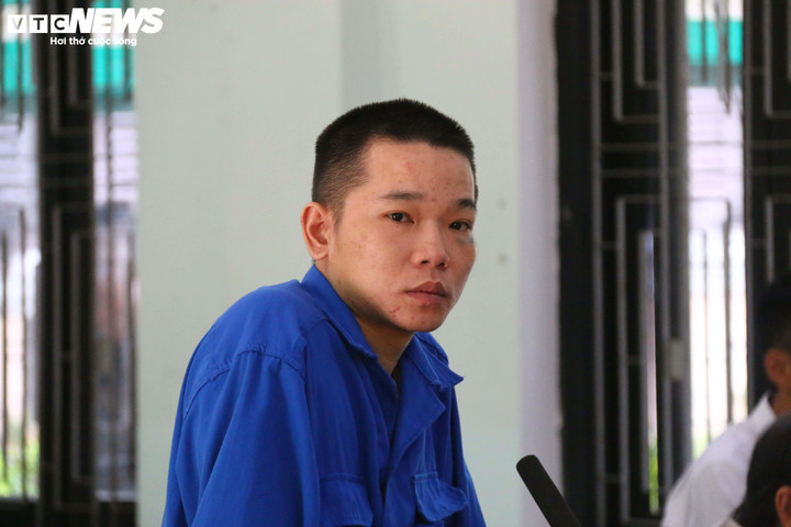 Nguyễn Tấn Sang tại phiên toà. (Ảnh: NL)