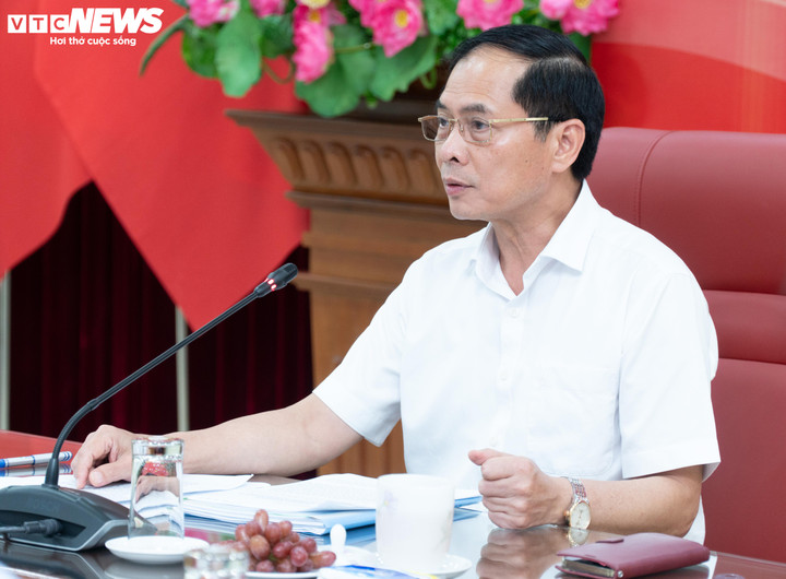 Bộ trưởng Ngoại giao Bùi Thanh Sơn phát biểu kết luận tại Hội nghị.