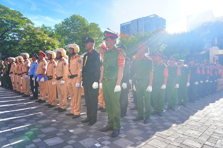 Công an TP Đà Nẵng tổ chức lễ ra mắt mô hình lực lượng CSGT phụ trách địa bàn xã.