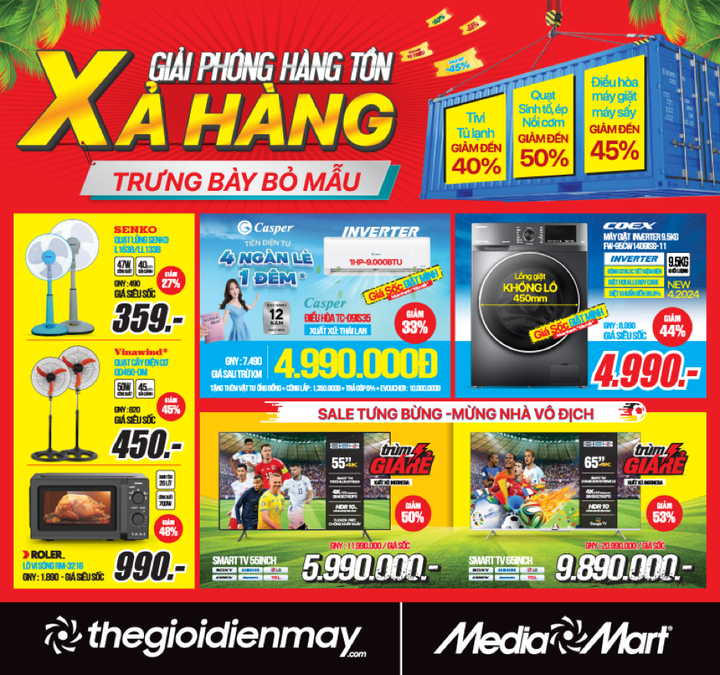 Siêu thị điện máy giải phóng hàng tồn, người mua hưởng lợi lớn - 1