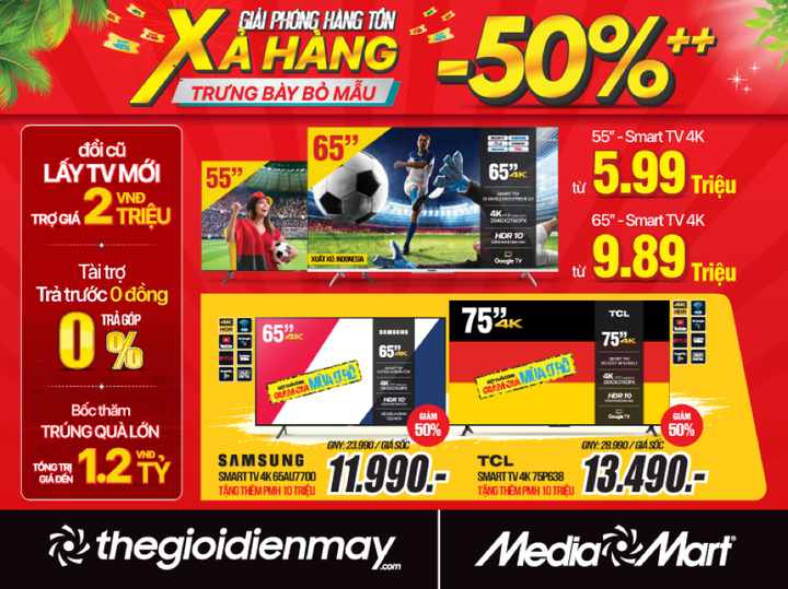 Siêu thị điện máy giải phóng hàng tồn, người mua hưởng lợi lớn - 3