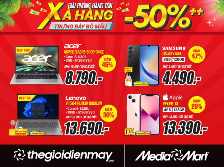 Siêu thị điện máy giải phóng hàng tồn, người mua hưởng lợi lớn - 5