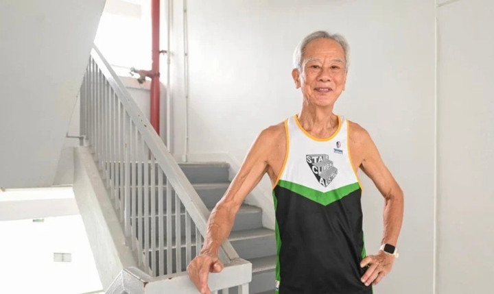 Ông Jimmy Lim vẫn giữ được sức khỏe tốt nhờ thói quen chạy bộ.