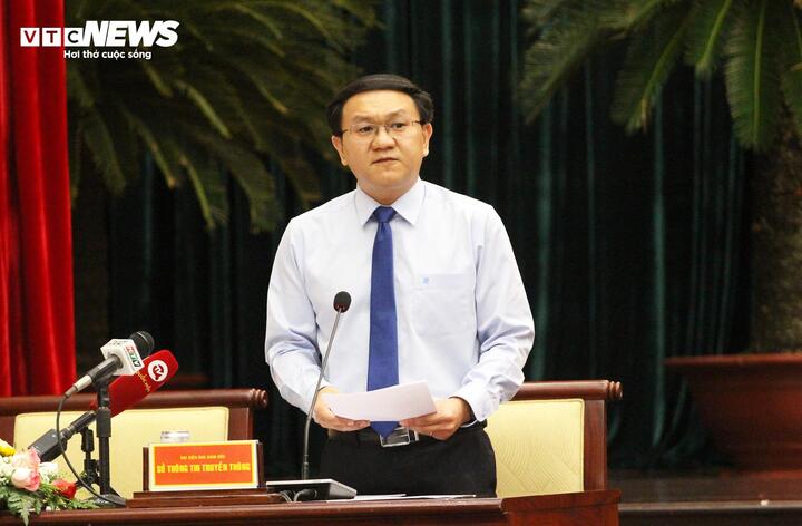 Giám đốc Sở Thông tin và Truyền thông TP.HCM Lâm Đình Thắng. (Ảnh: Thành Nhân)