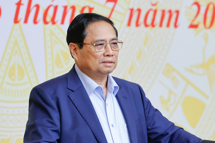 Thủ tướng Phạm Minh Chính phát biểu tại hội nghị. (Ảnh: VGP)