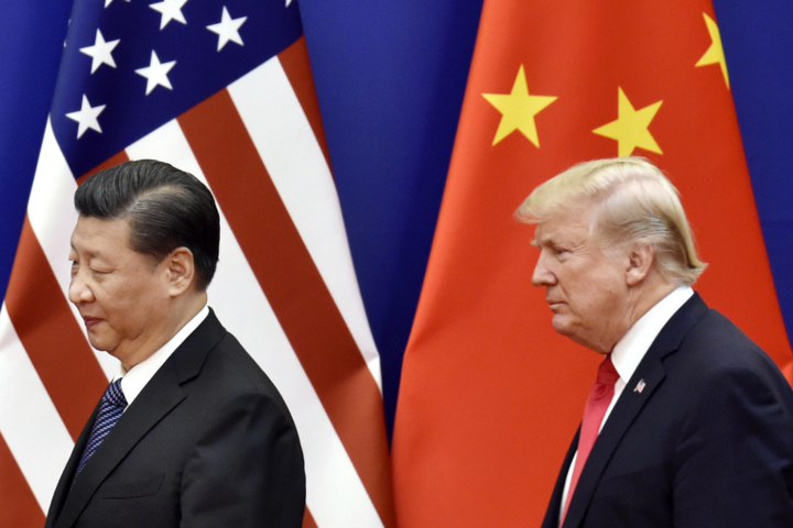 Tổng thống Mỹ Donald Trump và Chủ tịch Trung Quốc Tập Cận Bình gặp nhau năm 2017. (Ảnh: Getty Images)