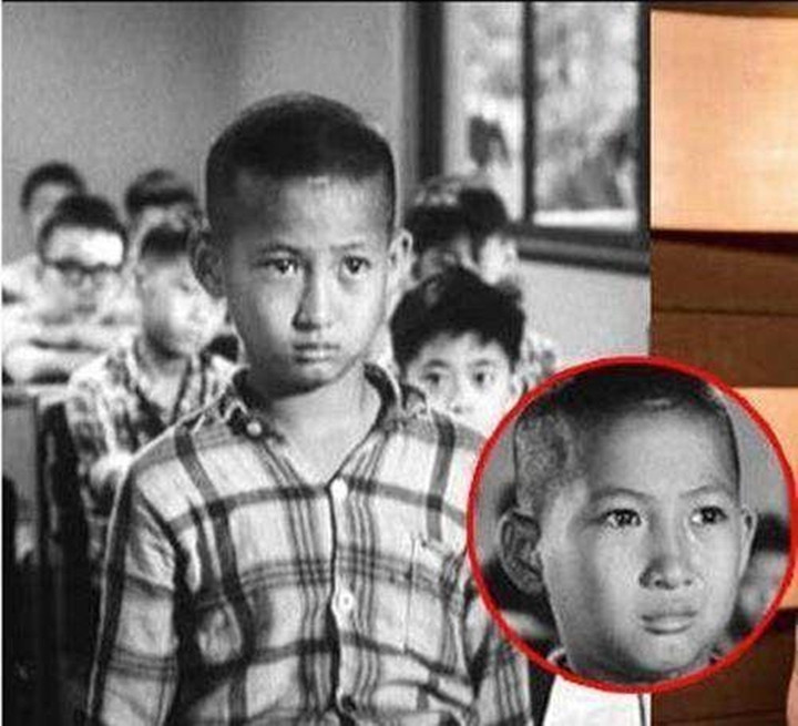 Hồng Kim Bảo khi còn nhỏ.