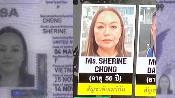 Nghi phạm Sherine Chong. (Ảnh: Cảnh sát Thái Lan)