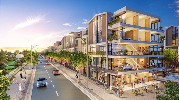 Lợi thế vàng về vị trí của phân khu Phố Biển giúp các chủ nhân thuận lợi an cư và đầu tư sinh lời.