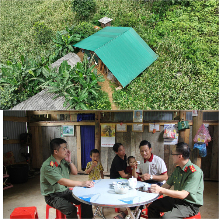 Khuôn mặt rạng rỡ của các thành viên gia đình anh Lý Văn Nó khi có nhà mới vững chắc hơn, cuộc sống gia đình anh ngày càng ổn định.