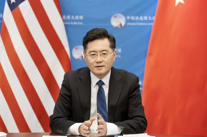 Cựu Bộ trưởng Ngoại giao Trung Quốc Tần Cương. (Ảnh: Tân Hoa xã)