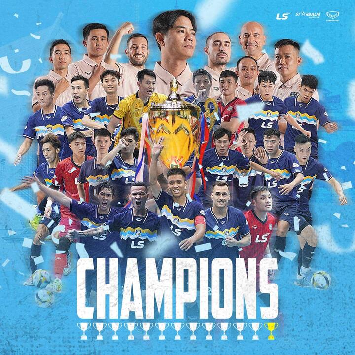Thái Sơn Nam vô địch giải futsal HDBank 2024.