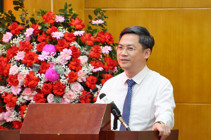 Phó Chủ tịch UBND TP Hà Nội Hà Minh Hải phát biểu tại hội nghị.