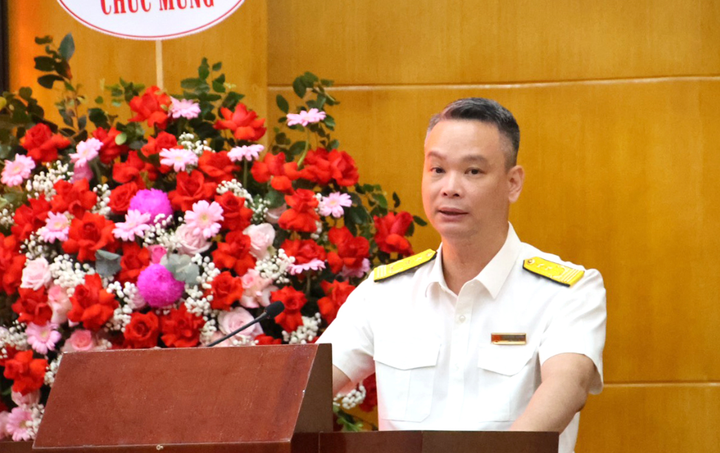 Cục trưởng Vũ Mạnh Cường phát biểu.