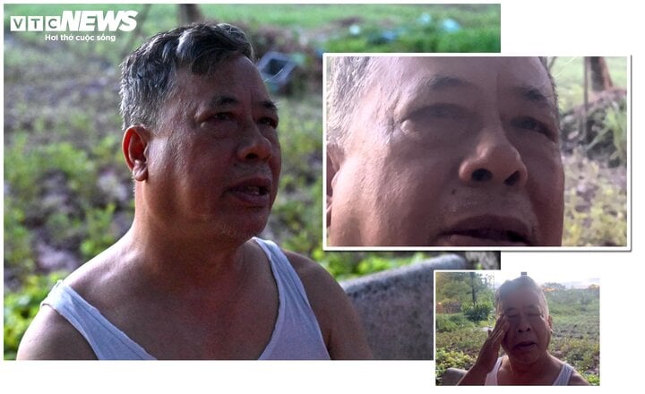 Ông Nguyễn Bá Thi, 74 tuổi, không kìm được nước mắt khi nghe tin Tổng Bí thư từ trần.