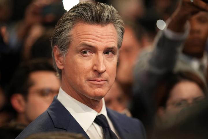 Thống đốc bang California Gavin Newsom. (Ảnh: Getty)