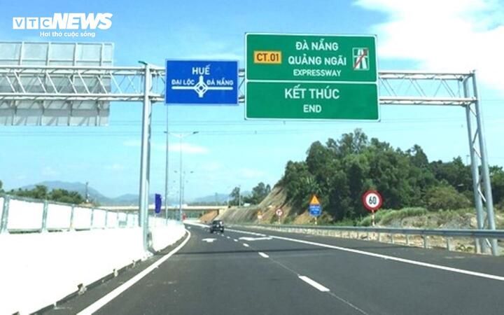 Cao tốc Đà Nẵng-Quảng Ngãi thuộc tuyến CT.01.