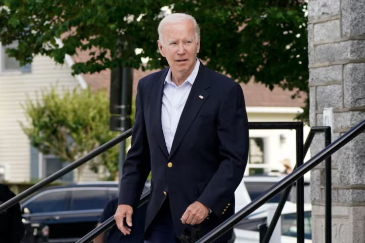 Tổng thống Mỹ Joe Biden quyết định dừng tranh cử Tổng thống Mỹ 2024. (Ảnh: Reuters)