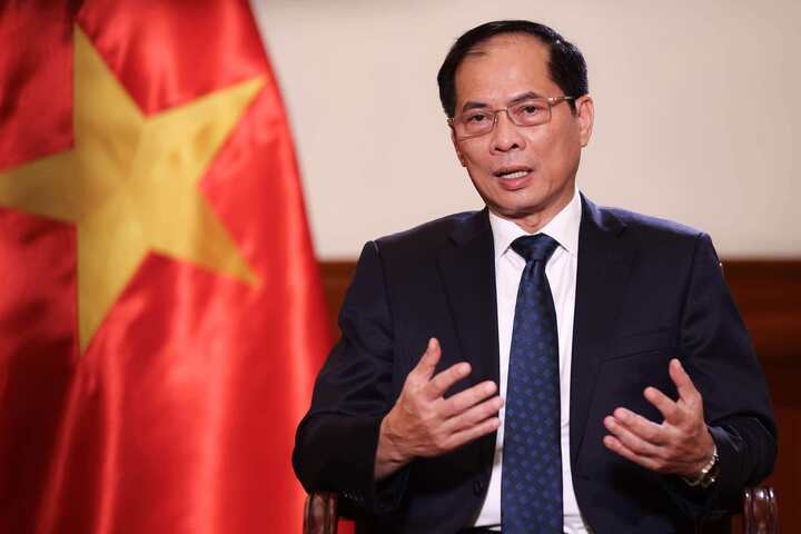 Bộ trưởng Ngoại giao Bùi Thanh Sơn. (Ảnh: Bộ Ngoại giao)
