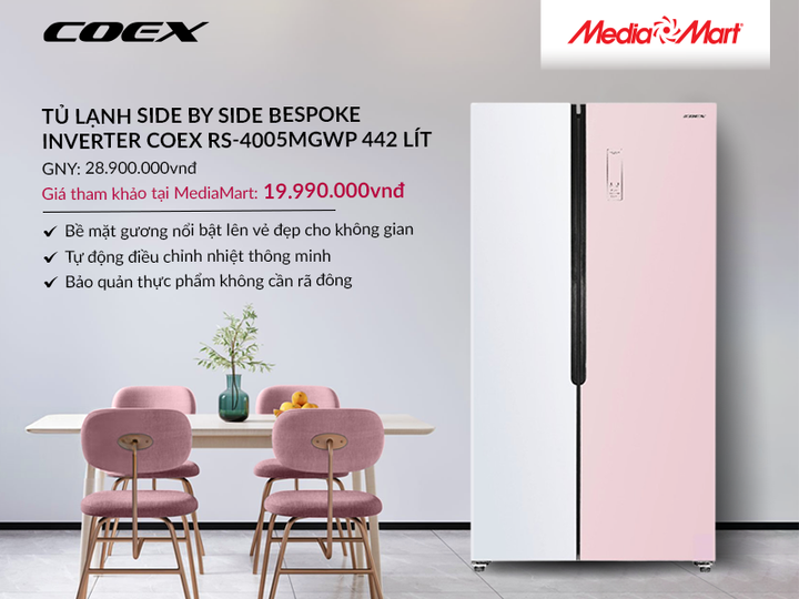 Top 5 tủ lạnh 4 cửa, Side by Side Inverter đang xả hàng giá từ 10,99 triệu đồng - 3