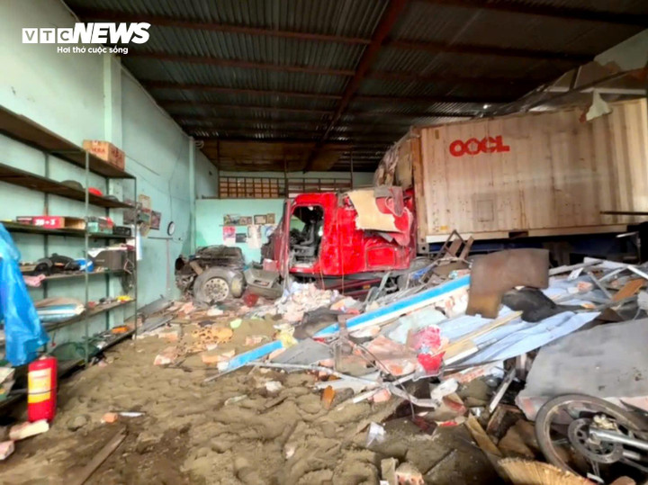 Hiện trường vụ tai nạn.