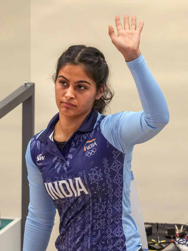 Manu Bhaker được xem là thần đồng xạ thủ của thể thao Ấn Độ.