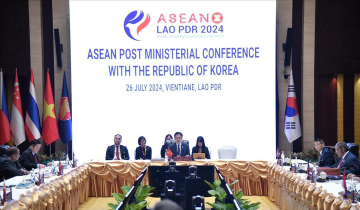 Hội nghị Bộ trưởng ASEAN+1 với Hàn Quốc. (Ảnh: TTXVN phát)