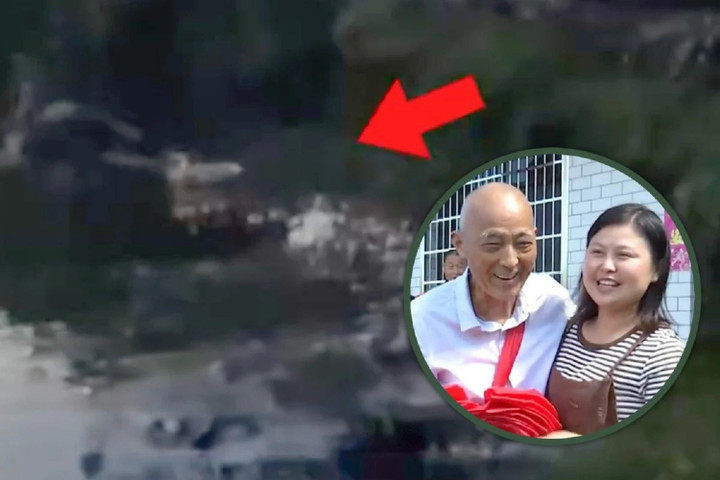 Xu Can được một ân nhân cứu sống hai lần ở cùng một địa điểm, cách nhau 25 năm. (Ảnh: SCMP)