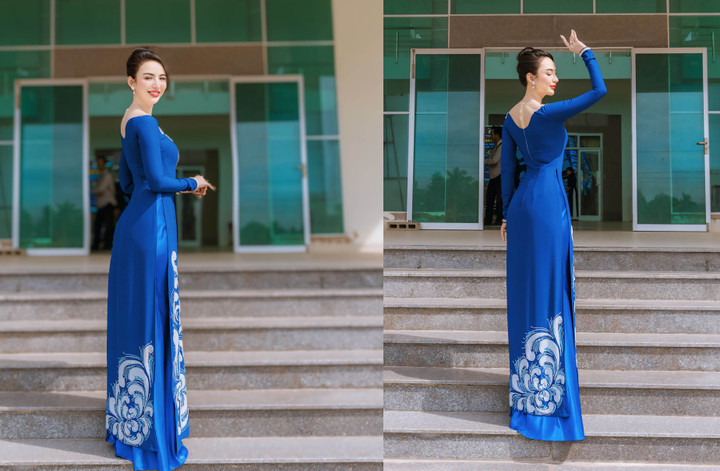 Sau nhiều năm đăng quang, Ngọc Diễm vẫn giữ được ngoại hình trẻ trung.