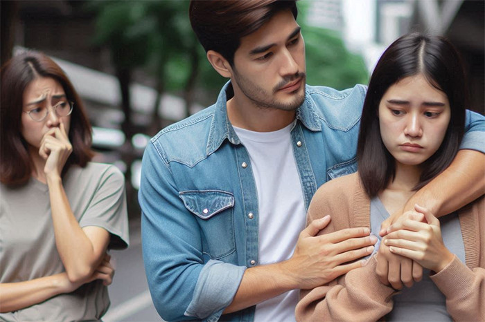 Chồng chê tôi lôi thôi nên tìm một cô gái khác trẻ trung hơn để tâm tình. (Ảnh minh họa: AI)