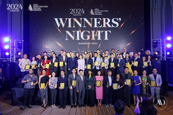 55 dự án được trao giải thưởng Thiết kế kiến trúc châu Á 2024.