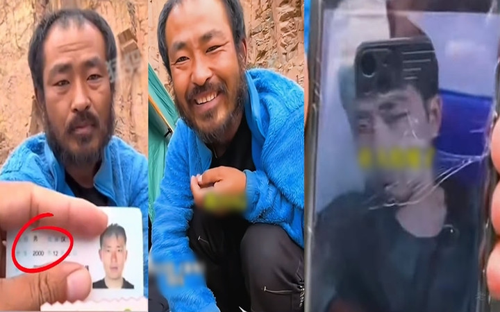 Chàng trai sinh năm 2000 khiến mọi người choáng váng vì sự thay đổi ngoại hình sau nửa năm sống lang bạt trong rừng.