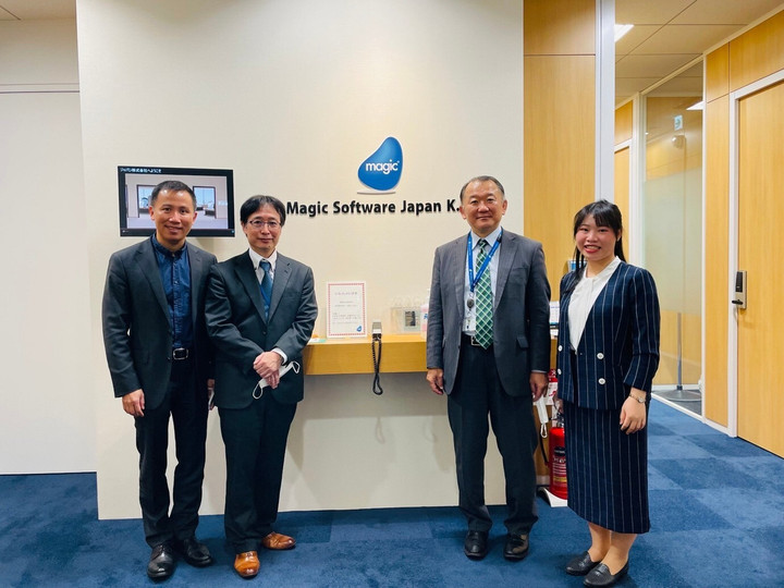 Đại diện Tinhvan Japan và Magic Software Japan tại trụ sở Magic Software Japan.