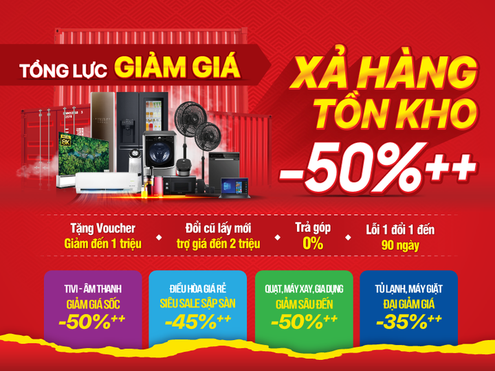 Siêu thị điện máy MediaMart 'Tổng lực giảm giá - Xả hàng tồn kho' - 1