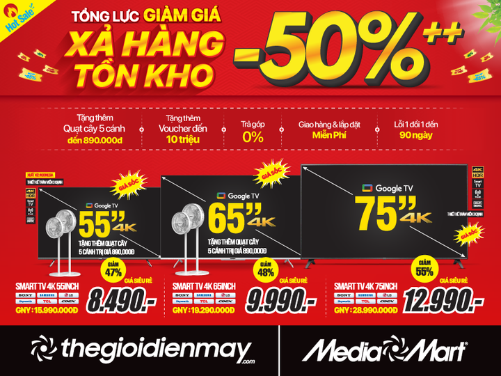 Siêu thị điện máy MediaMart 'Tổng lực giảm giá - Xả hàng tồn kho' - 2